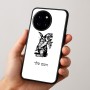 כיסוי בעיצוב אישי עם השם שלך לדגם - OnePlus 12R בעיצוב ארנב מחזיק גזר