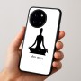 כיסוי בעיצוב אישי עם השם שלך לדגם - OnePlus 12R בעיצוב אימון יוגה