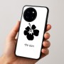 כיסוי בעיצוב אישי עם השם שלך לדגם - OnePlus 12R בעיצוב פרח היביסקוס