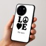 כיסוי בעיצוב אישי עם השם שלך לדגם - OnePlus 12R בעיצוב אהבה