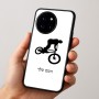 כיסוי בעיצוב אישי עם השם שלך לדגם - OnePlus 12R בעיצוב רוכב אופניים