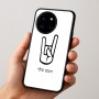 כיסוי בעיצוב אישי עם השם שלך לדגם - OnePlus 12R בעיצוב יד סלע