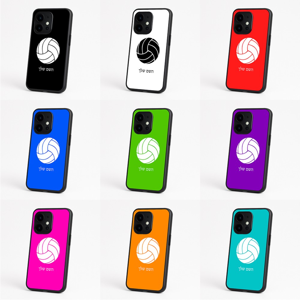 כיסוי בעיצוב אישי עם השם שלך לדגם - OnePlus 15 בעיצוב כדור כדורעף