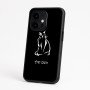 כיסוי בעיצוב אישי עם השם שלך לדגם - OnePlus 15 בעיצוב חתול