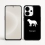 כיסוי בעיצוב אישי עם השם שלך לדגם - OnePlus 15 בעיצוב כלב