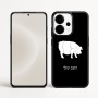 כיסוי בעיצוב אישי עם השם שלך לדגם - OnePlus 15 בעיצוב חזיר