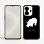 כיסוי בעיצוב אישי עם השם שלך לדגם - OnePlus 15 בעיצוב קרנף