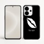 כיסוי בעיצוב אישי עם השם שלך לדגם - OnePlus 15 בעיצוב שפתיים - נשיקה