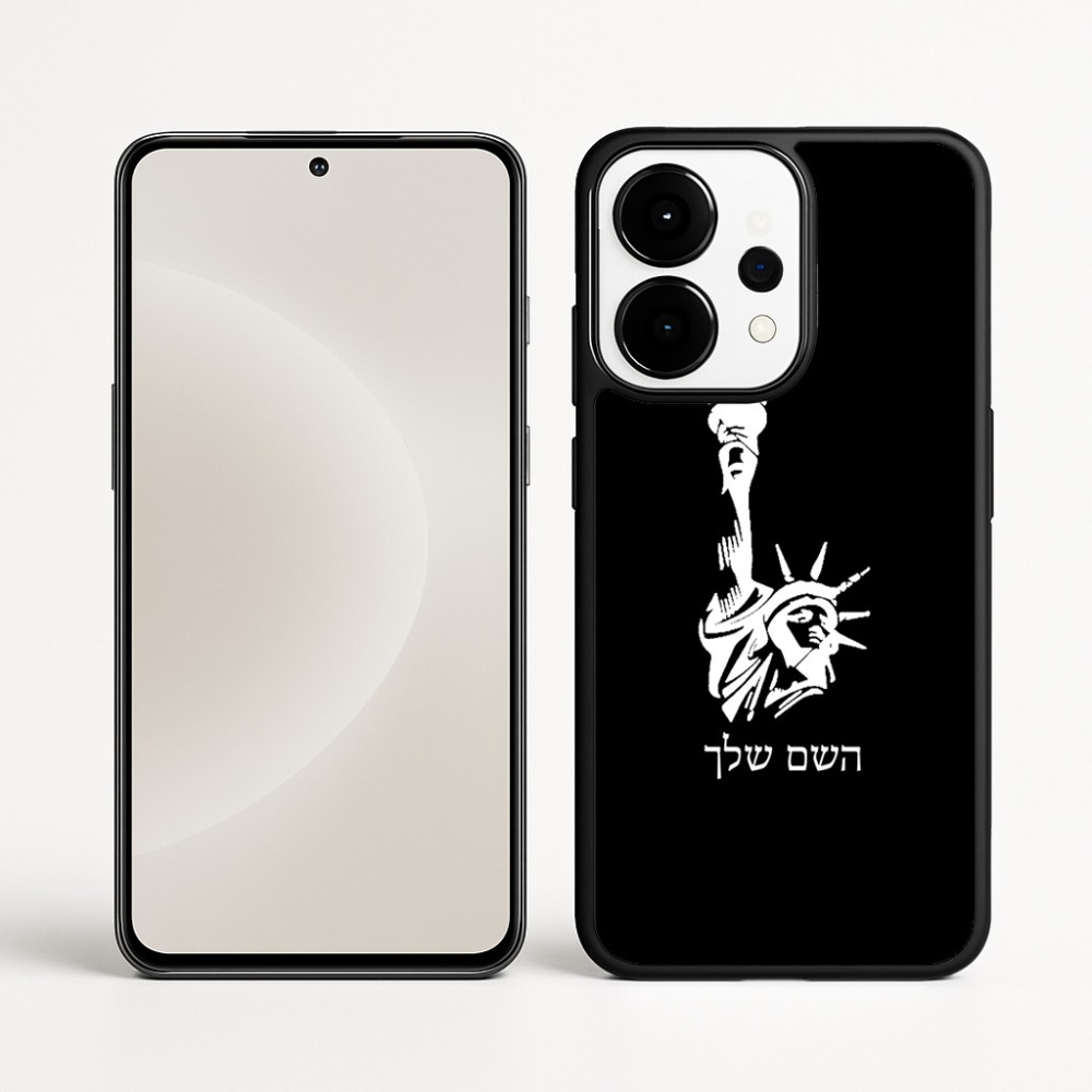 כיסוי בעיצוב אישי עם השם שלך לדגם - OnePlus 15 בעיצוב פסל החירות