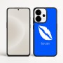 כיסוי בעיצוב אישי עם השם שלך לדגם - OnePlus 15 בעיצוב שפתיים - נשיקה