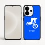 כיסוי בעיצוב אישי עם השם שלך לדגם - OnePlus 15 בעיצוב רוכב אופניים