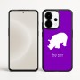 כיסוי בעיצוב אישי עם השם שלך לדגם - OnePlus 15 בעיצוב קרנף