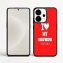 כיסוי בעיצוב אישי עם השם שלך לדגם - OnePlus 15 בעיצוב אוהב את החברה שלי