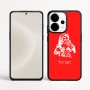 כיסוי בעיצוב אישי עם השם שלך לדגם - OnePlus 15 בעיצוב סנטה קלאוס