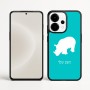 כיסוי בעיצוב אישי עם השם שלך לדגם - OnePlus 15 בעיצוב קרנף