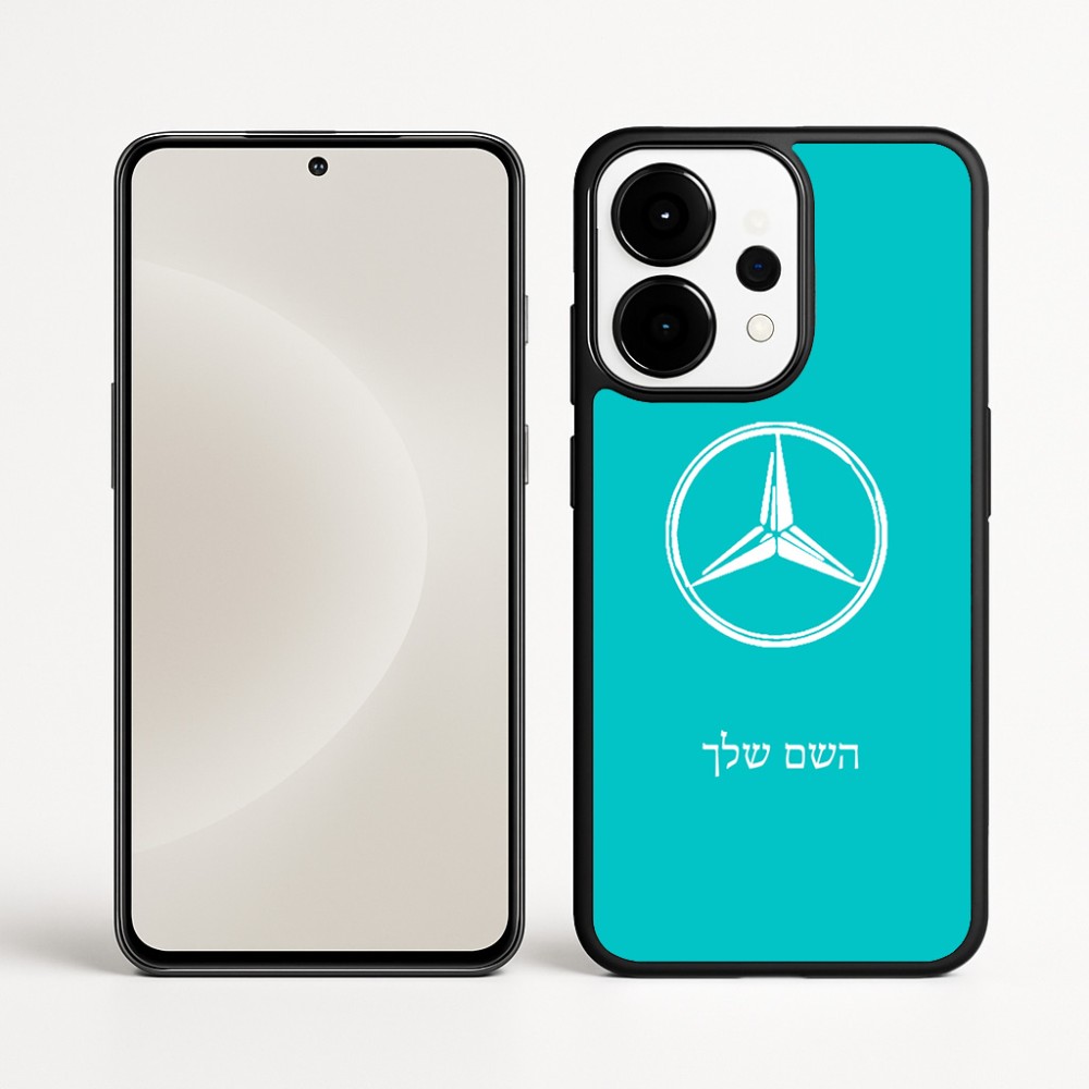 כיסוי בעיצוב אישי עם השם שלך לדגם - OnePlus 15 בעיצוב מרצדס-בנץ