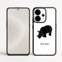 כיסוי בעיצוב אישי עם השם שלך לדגם - OnePlus 15 בעיצוב קרנף