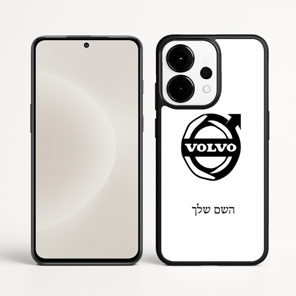 כיסוי בעיצוב אישי עם השם שלך לדגם - OnePlus 15 בעיצוב וולוו
