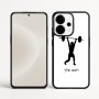 כיסוי בעיצוב אישי עם השם שלך לדגם - OnePlus 15 בעיצוב הרמת משקולות