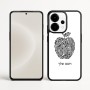 כיסוי בעיצוב אישי עם השם שלך לדגם - OnePlus 15 בעיצוב הדפס תפוח