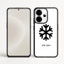 כיסוי בעיצוב אישי עם השם שלך לדגם - OnePlus 15 בעיצוב שלג