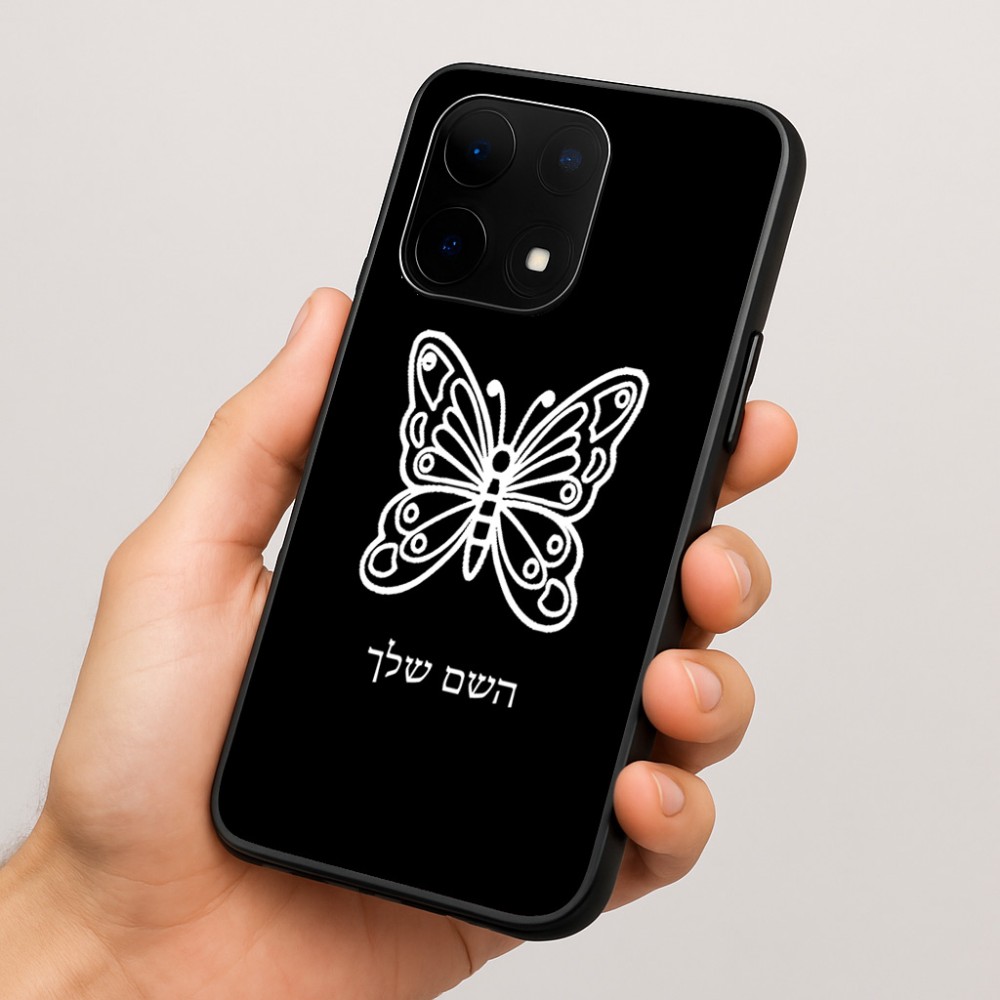 כיסוי בעיצוב אישי עם השם שלך לדגם - OnePlus 15 בעיצוב פרפר