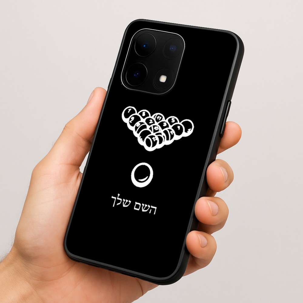 כיסוי בעיצוב אישי עם השם שלך לדגם - OnePlus 15 בעיצוב בריכה - ביליארד -