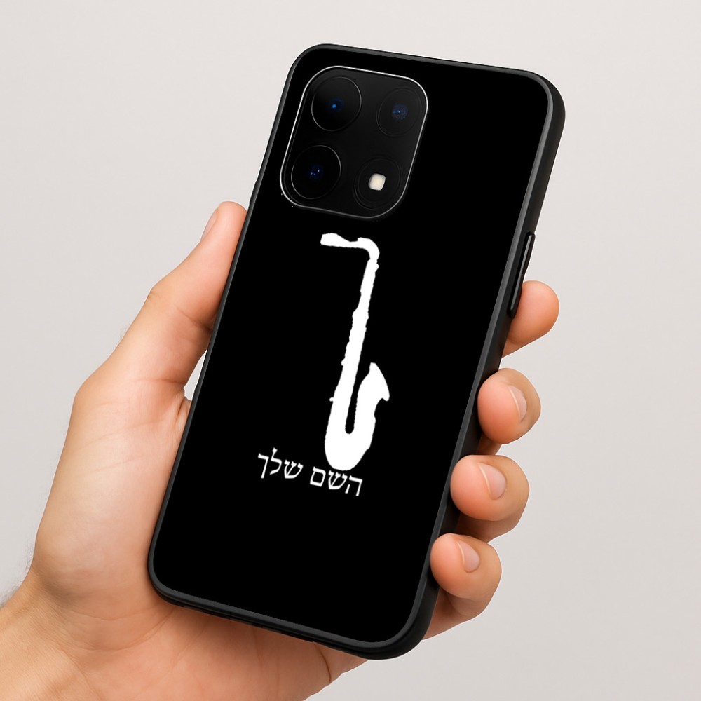 כיסוי בעיצוב אישי עם השם שלך לדגם - OnePlus 15 בעיצוב סקסופון