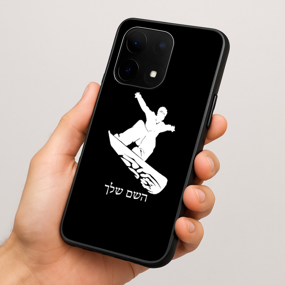 כיסוי בעיצוב אישי עם השם שלך לדגם - OnePlus 15 בעיצוב סנובורדיסט