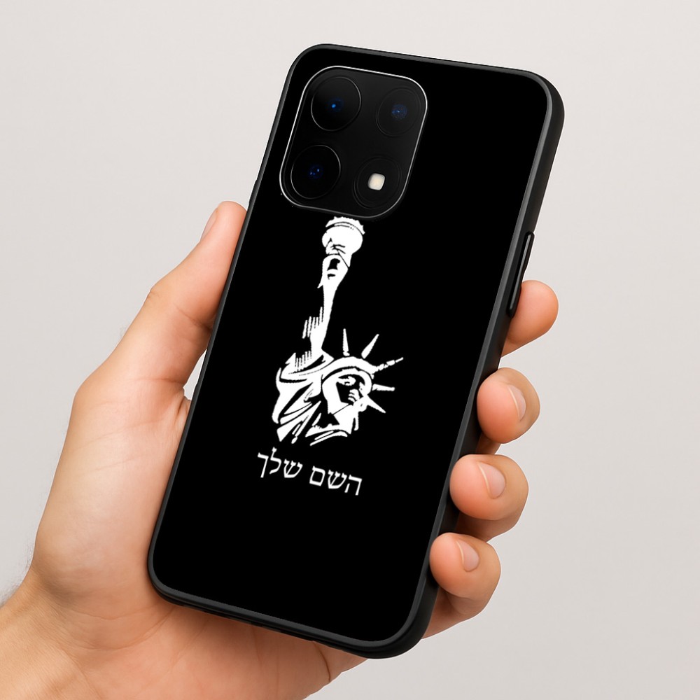 כיסוי בעיצוב אישי עם השם שלך לדגם - OnePlus 15 בעיצוב פסל החירות