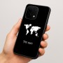 כיסוי בעיצוב אישי עם השם שלך לדגם - OnePlus 15 בעיצוב מפת העולם