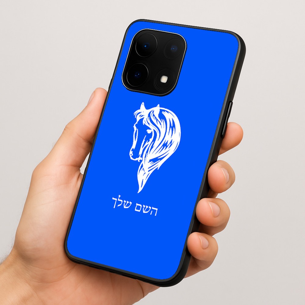 כיסוי בעיצוב אישי עם השם שלך לדגם - OnePlus 15 בעיצוב ראש סוס