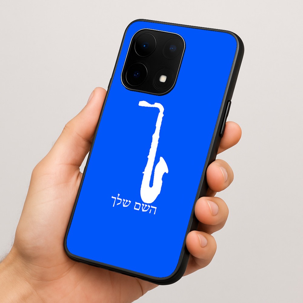 כיסוי בעיצוב אישי עם השם שלך לדגם - OnePlus 15 בעיצוב סקסופון