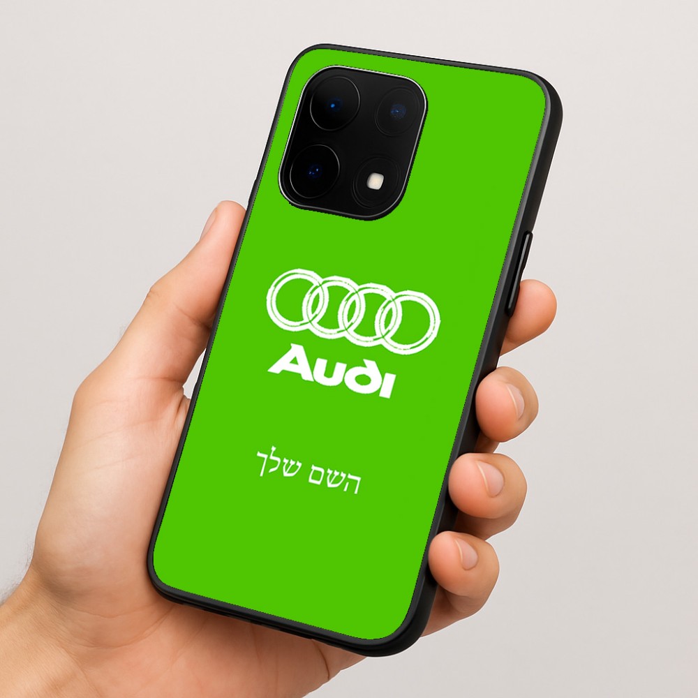 כיסוי בעיצוב אישי עם השם שלך לדגם - OnePlus 15 בעיצוב אאודי