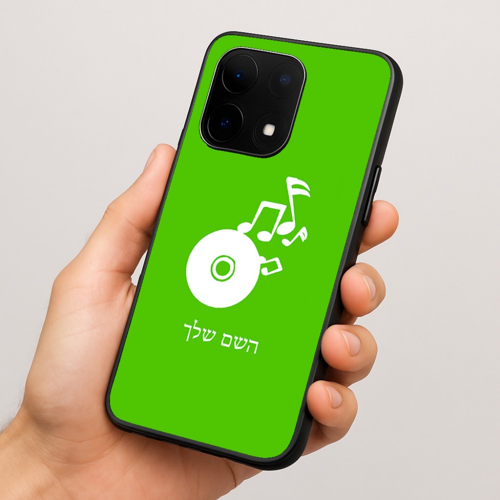 כיסוי בעיצוב אישי עם השם שלך לדגם - OnePlus 15 בעיצוב תקליטור - אזור מוזיקה