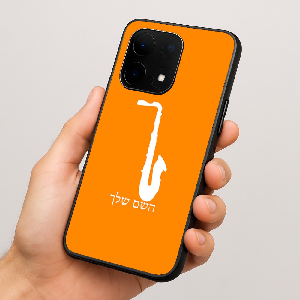 כיסוי בעיצוב אישי עם השם שלך לדגם - OnePlus 15 בעיצוב סקסופון