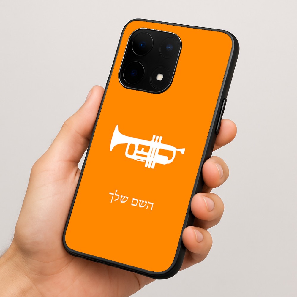 כיסוי בעיצוב אישי עם השם שלך לדגם - OnePlus 15 בעיצוב חצוצרה
