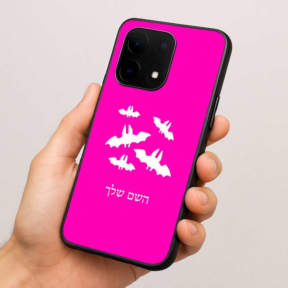 כיסוי בעיצוב אישי עם השם שלך לדגם - OnePlus 15 בעיצוב עטלפים
