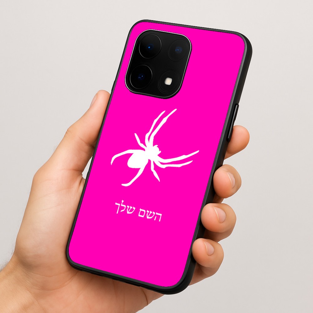 כיסוי בעיצוב אישי עם השם שלך לדגם - OnePlus 15 בעיצוב עכביש