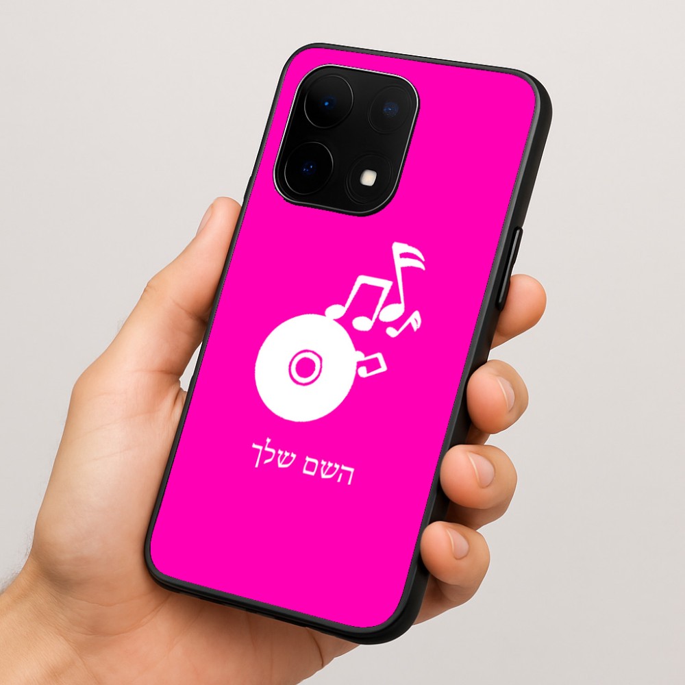 כיסוי בעיצוב אישי עם השם שלך לדגם - OnePlus 15 בעיצוב תקליטור - אזור מוזיקה