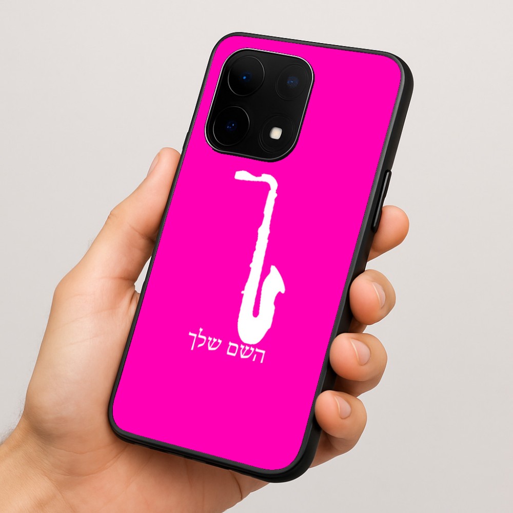 כיסוי בעיצוב אישי עם השם שלך לדגם - OnePlus 15 בעיצוב סקסופון