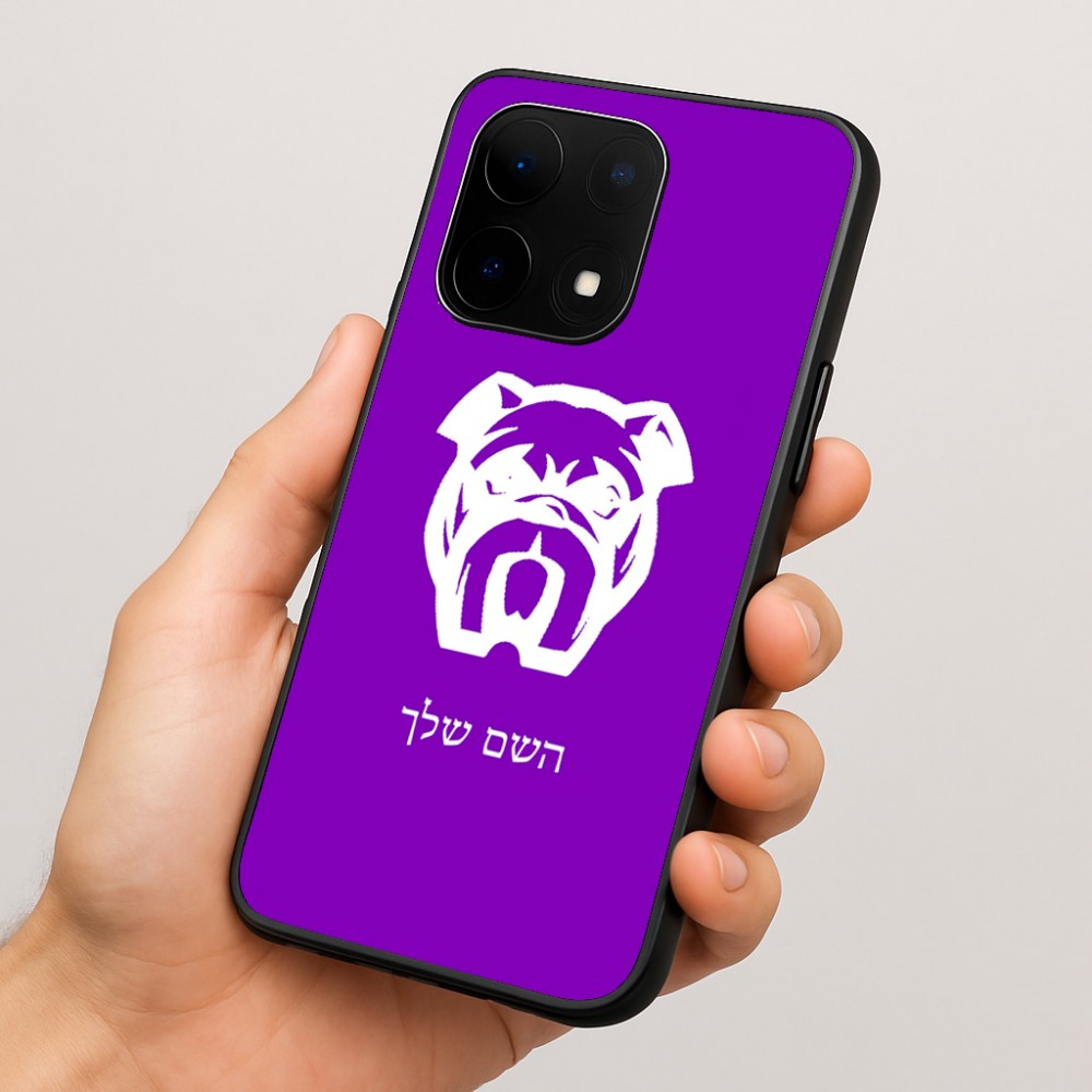 כיסוי בעיצוב אישי עם השם שלך לדגם - OnePlus 15 בעיצוב פרצוף בולדוג