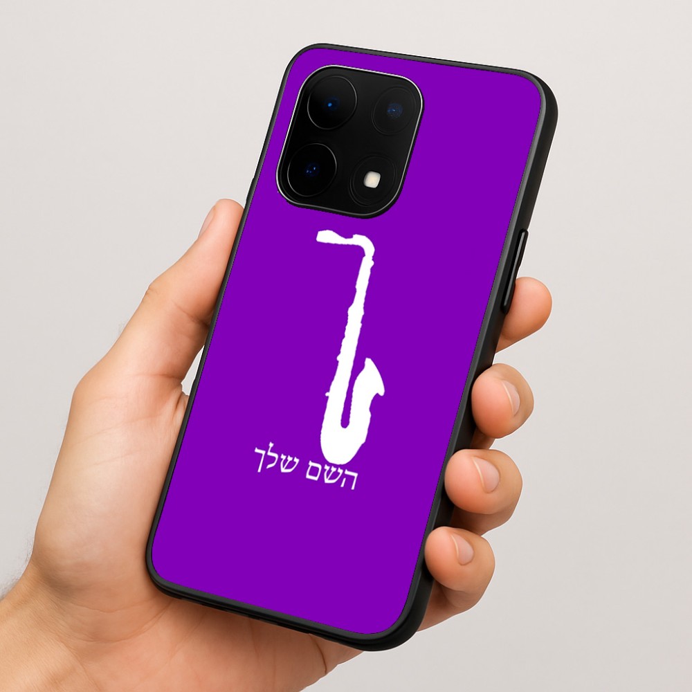 כיסוי בעיצוב אישי עם השם שלך לדגם - OnePlus 15 בעיצוב סקסופון