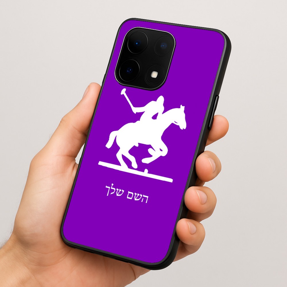 כיסוי בעיצוב אישי עם השם שלך לדגם - OnePlus 15 בעיצוב שחקן פולו - סוס