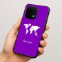 כיסוי בעיצוב אישי עם השם שלך לדגם - OnePlus 15 בעיצוב מפת העולם