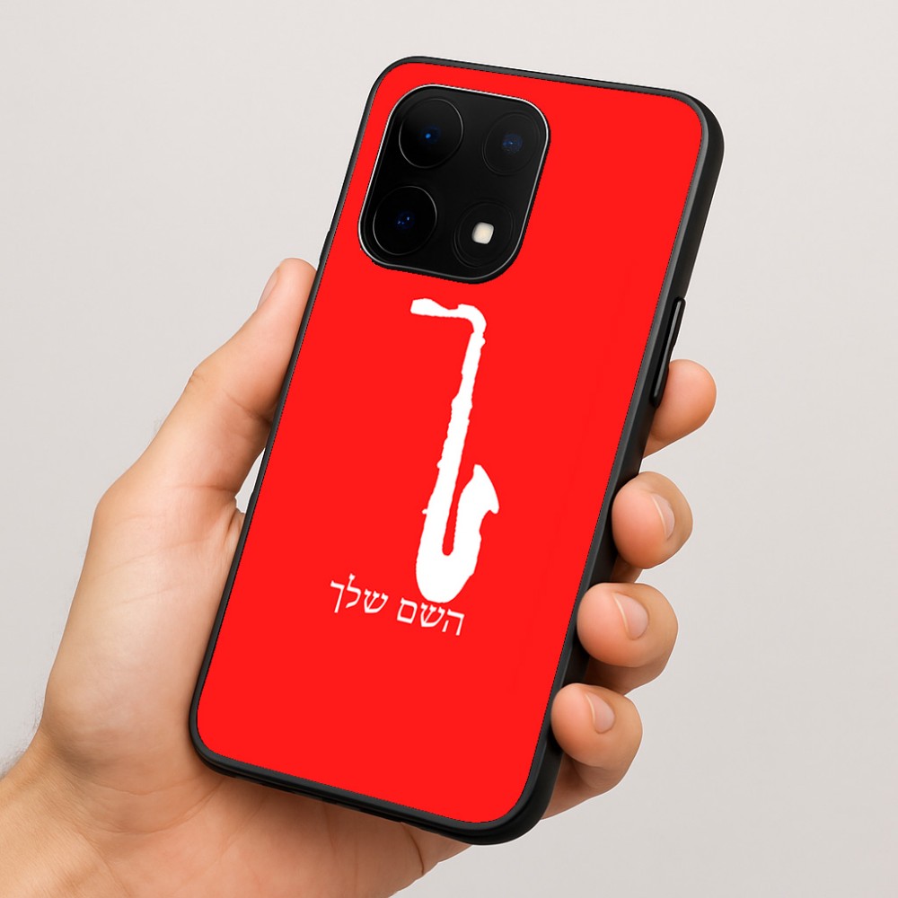 כיסוי בעיצוב אישי עם השם שלך לדגם - OnePlus 15 בעיצוב סקסופון