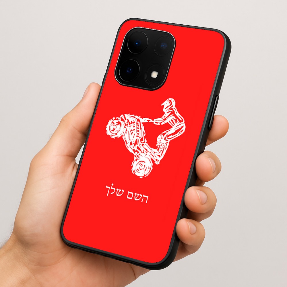כיסוי בעיצוב אישי עם השם שלך לדגם - OnePlus 15 בעיצוב רוכב טרקטורונים
