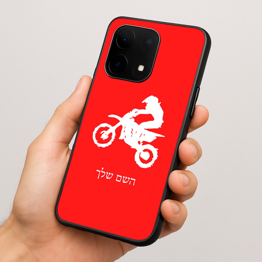 כיסוי בעיצוב אישי עם השם שלך לדגם - OnePlus 15 בעיצוב מוטוקרוס