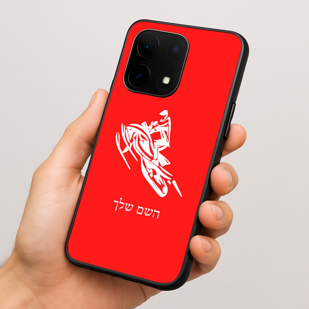 כיסוי בעיצוב אישי עם השם שלך לדגם - OnePlus 15 בעיצוב אופנוע שלג