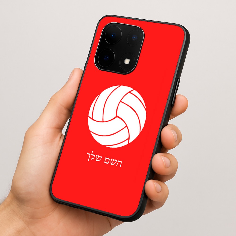 כיסוי בעיצוב אישי עם השם שלך לדגם - OnePlus 15 בעיצוב כדור כדורעף